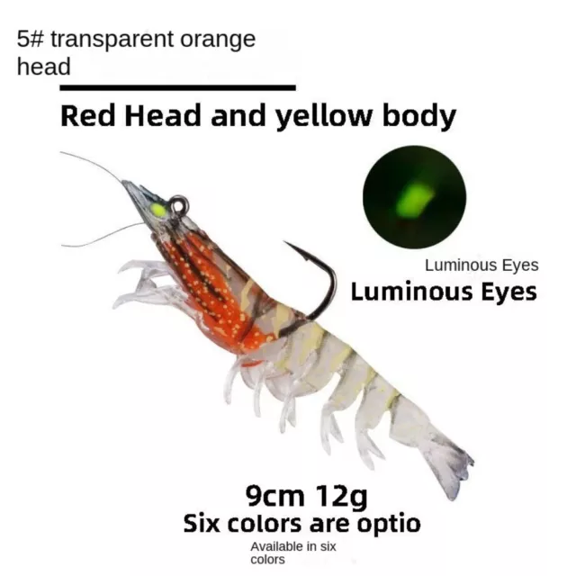 CLAW/CLASSIC SOFT HOOK Worm Silicone Sea Fishing Shrimp Fake Bait