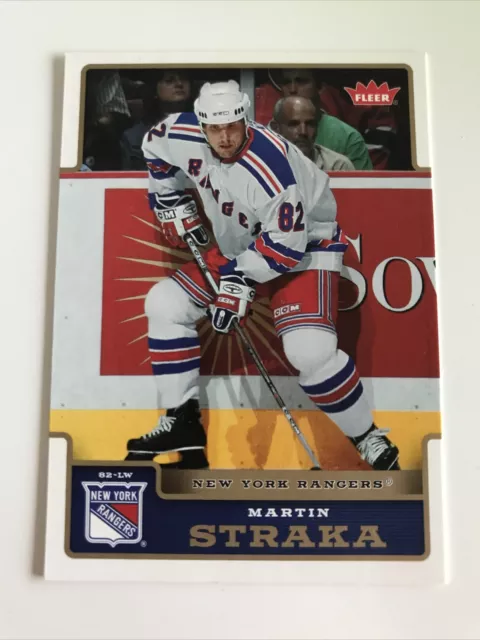 NHL Card,Martin Straka,Fleer 2006-07,Rangers