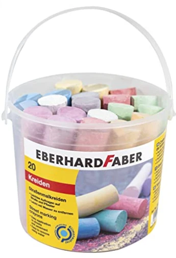 EBERHARD FABER StraBenmalkreide farbsortiert 20 St NEW