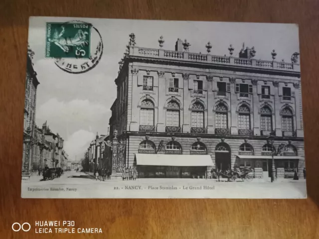 CPA - 54 - NANCY - Place Stanislas - Le Grand Hôtel