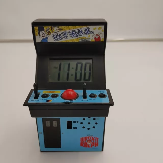 Disney Wreck It Ralph Fix It Felix Jr Arcade Clock Limited Promotional Promo