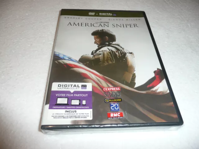 DVD - american sniper _  Clint Eastwood /  Bradley Cooper / DVD NEUF