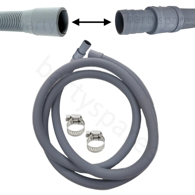 FOR INDESIT DISHWASHER Waste Drain Hose Pipe Extension Connection Kit 2