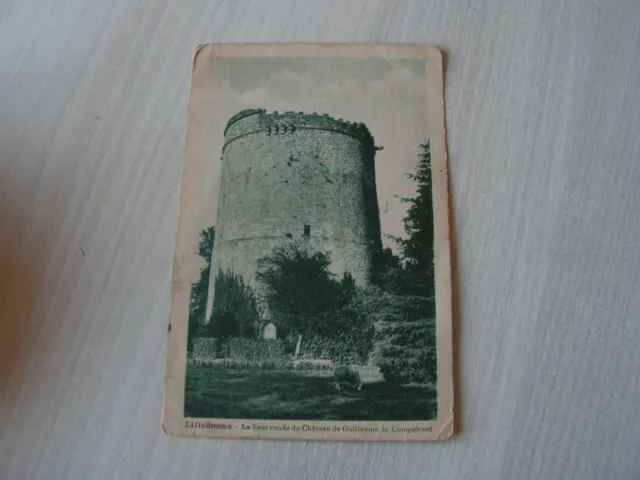 carte  postale  lillebonne  la tour ronde du chateau       (ref46)