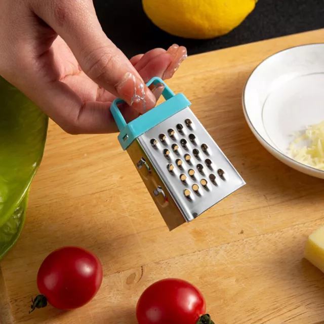 Stainless Steel Mini Four-Sided Grater Planer Peel Cutter Fruit Ginger Garlic