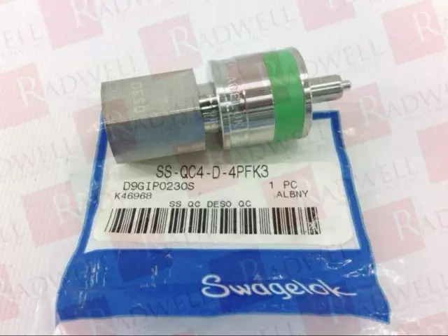 Swagelok Ss-Qc4-D-4Pfk3 / Ssqc4D4Pfk3 (New In Box)