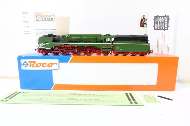 Roco H0 (AC) 69201 Dampflok mit Tender BR 18 201 der DR Digital TOP in OVP #2