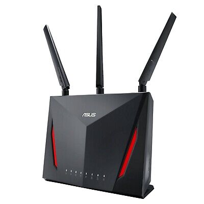 ASUS AC2900 Gaming Router Dual Band 4 Ports Fast Internet 1000Mbps  (RT-AC86U)