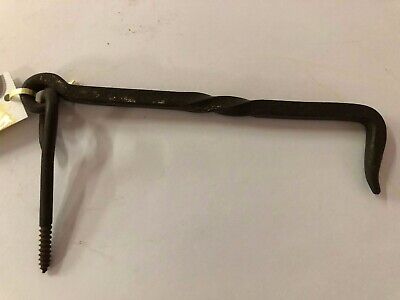 Very Early Hand forged Iron Hook with Twisted Design ~ HW91