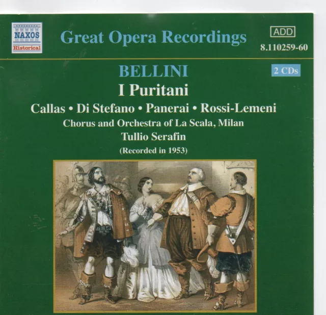 Bellini  I PURITANI  Callas  2cds