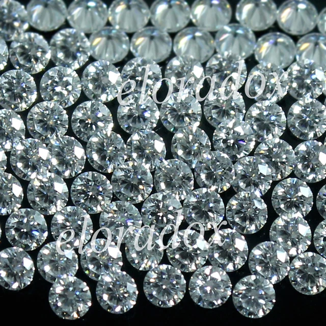 Paire De Diamants Naturels Taille Rose – 4,48 Mm, Couleur Blanc-gris, Clarté I3, Brut, Origine Inde