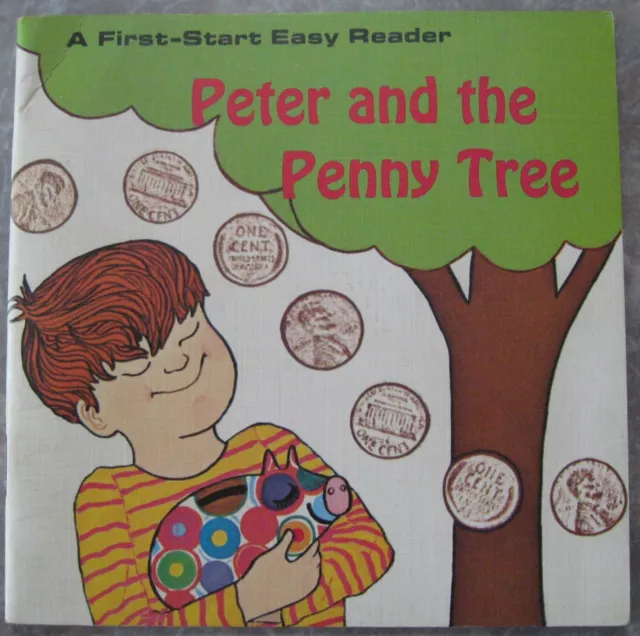 Vintage Peter And The Penny Tree Teacher Big Book Troll First-Start Easy Reader
