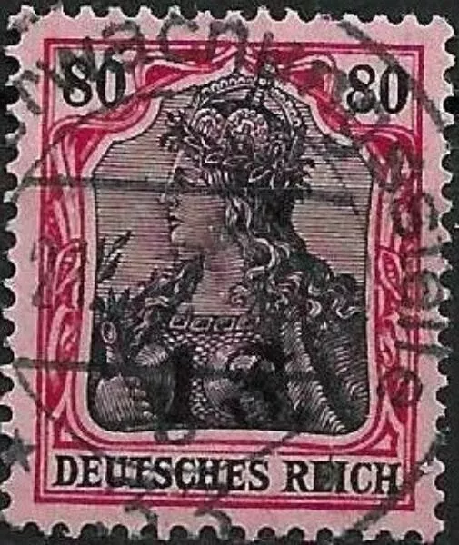 Dt.Besatzungsausgaben Mi-Nr.10 Deutschland  Jahrgang 1916 Gestempelt (XD3236)