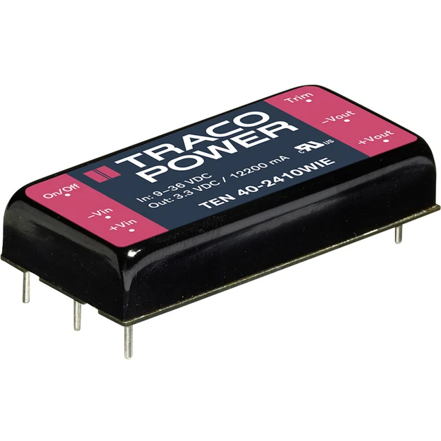 TracoPower TEN 40-2412WIE DC/DC-Wandler, Print   3.333 A 40 W Anzahl Ausgänge...