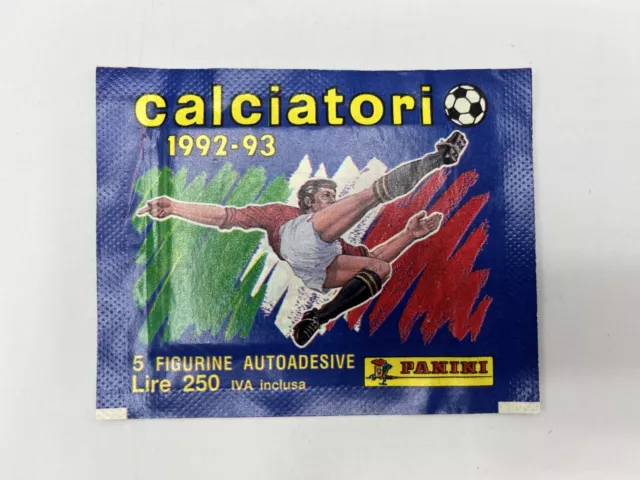 Calciatori PANINI 1992 93 1993 - 1x Bustina figurine SIGILLATA