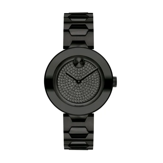 Movado 3600576 Women's Bold Black Dial Quartz Watch