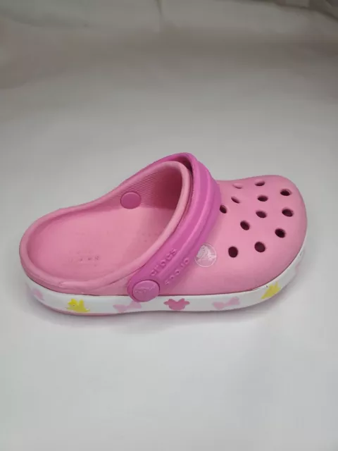 Crocs - Child Disney Minnie Mouse Pink Clogs, Light Up Shoes C7