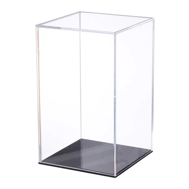 Vetrina trasparente supporto quadrato da collezione vetrina scatola giocattoli bambino
