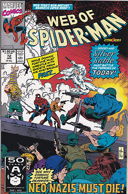 Web of Spider-Man #72 Vol. 1 (1985-1998, 2012)Marvel Comics,High Grade,Direct