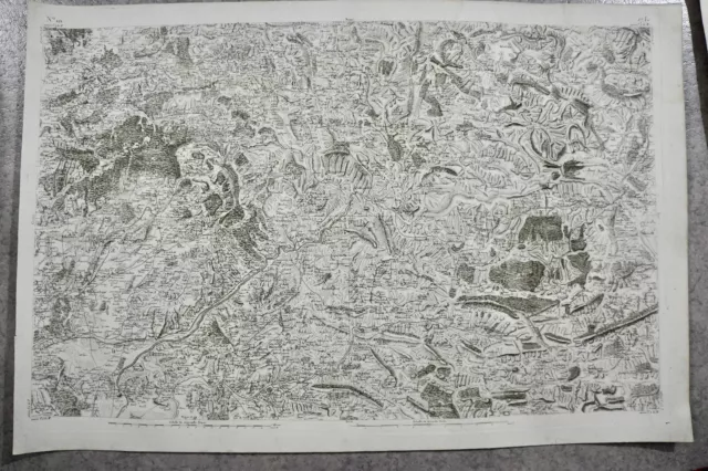 CASSINI CARTE IN PLANO 630mm X 950 mm, 1808, MONTELIMART NIONS , n°121, 17L,