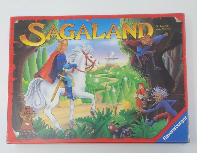 Ravensburger - Sagaland - Fantasy Brettspiel Klassiker 1994 - Vollständig