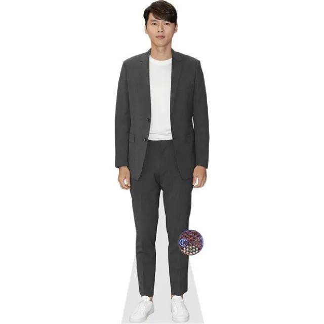 Hyun Bin (Grey Suit) Life Size Cutout