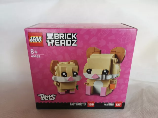 Lego ® Brick Headz- 40482-Le hamster-N°137 &138 --neuve scellée