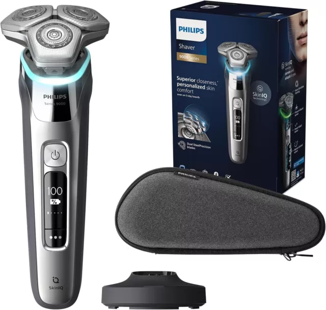 Philips Series 9000 Wet & Dry Electric Shaver With Skiniq Technology *Sealed*