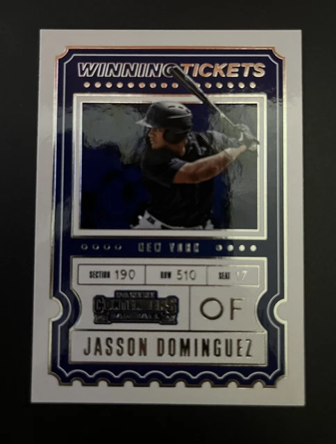 JASSON DOMINGUEZ ROOKIE 2020 Panini Contenders Winning Ticket New York Yankees