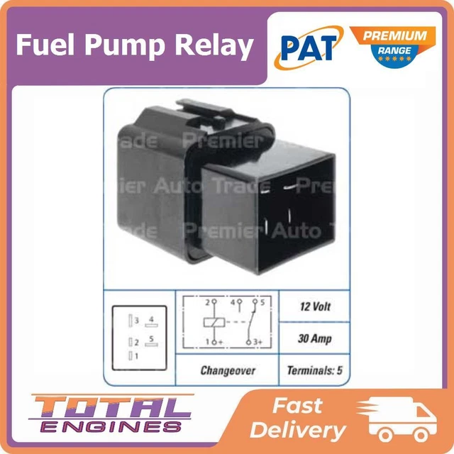 PAT PREMIUM FUEL Pump Relay fits Ford Falcon EB/ED/EF/EL/XG/XH 4.0L V6