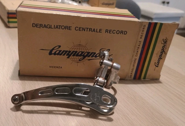 LOTTO DERAGLIATORE ANTERIORE Campagnolo record, pedali, freni, serie