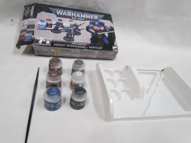 CITADEL HOBBY STARTER SET Warhammer 40k Paint Set NEW SEALED SHRINK W/  Clippers