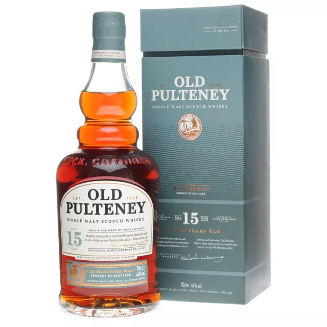 Old Pulteney 15 Year Old Single Malt Whisky