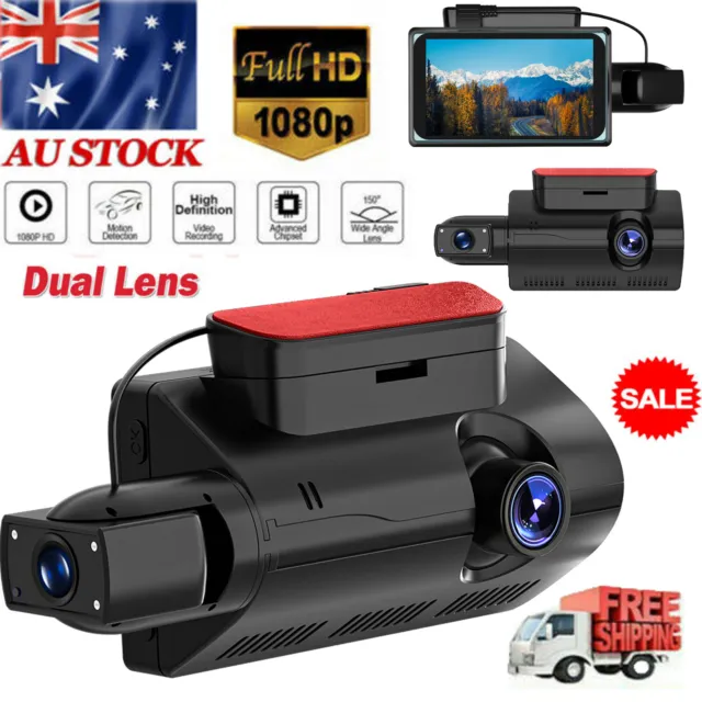 3" HD 1080P Car DVR Lens Dash Cam Front and Rear Video Recorder Camera G-sensor
