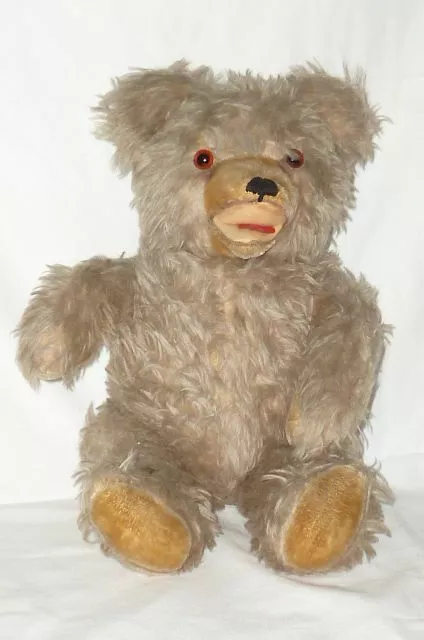 Alter Teddybär Bär Teddy Bären Teddybären 45cm Stoffbär Zotty Zottybär Bear old 2