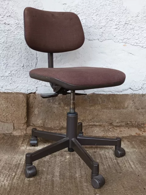 Sedia da Ufficio Girevole 70er Vintage Direzionale Stoll Architektenstuhl 60er