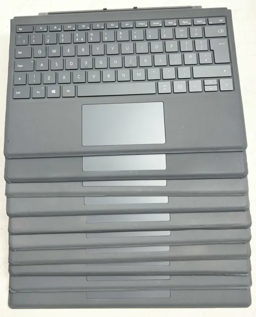 10er Set Microsoft Surface Pro 4 5 6 7 Typ Abdeckung 1725 Handauflage UK Tastatur