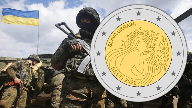 2 Euro Estonia 2022 Peace In Ukraine