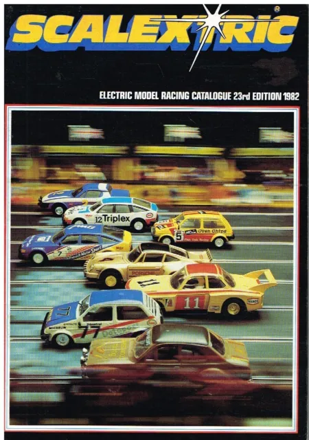 SCALEXTRIC ELECTRIC SLOT CAR RACING 23rd EDITION 1982 PRODUCT RANGE CATALOGUE