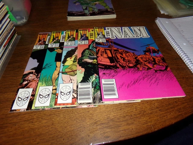 Nam 13,14,15,16,17 1987/88 vfnm Copper age Marvel comic lot