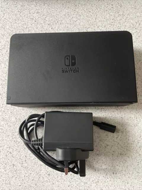 Nintendo Switch Official Black OLED Charging Dock With Charger