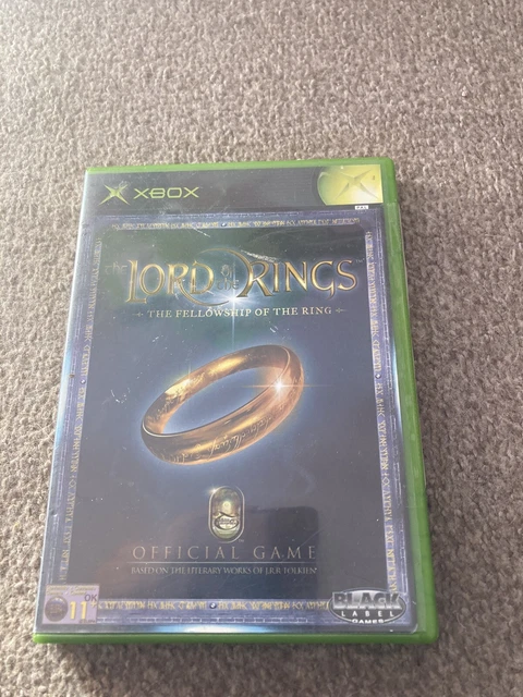 THE LORD OF The Rings The Fellowship Of The Ring (Microsoft Xbox, 2002 ...