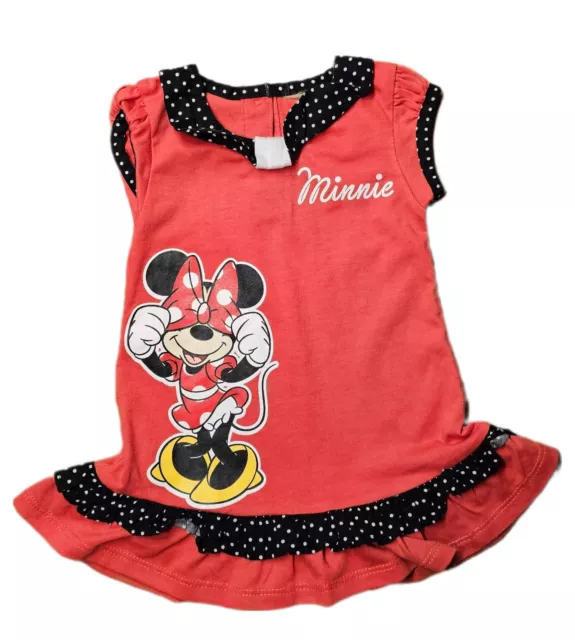 Mignon Bébé Minnie Mouse Robe De Disney Taille 62 68