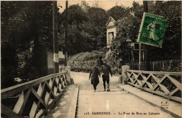 CPA SURESNES - Le Pont de Bois au Calvaire (581592)