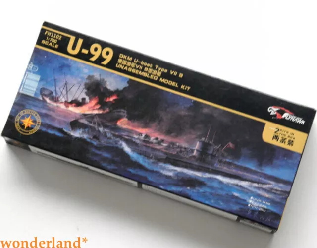 Flyhawk 1102 1/700 German Submarine U-99 (2 Set) top quality