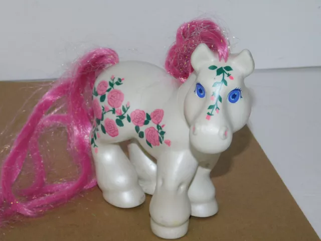 Magic Meadow Ponies Pony Cabbage Patch Shimmer Shine "Sugar"