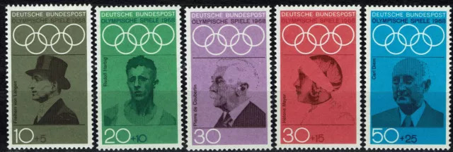 BRD Bund Mi 561 - 565 ** Olympische Sommerspiele Mexiko 1968