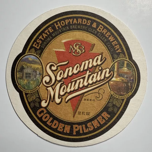 Sonoma Mountain Craft Beer Coaster Glen Ellen California