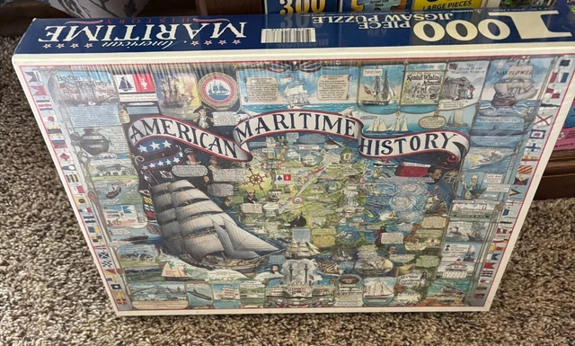 White Mountain Puzzles - American Maritime History 1000-Piece Jigsaw Puzzle, Made In USA - View #10