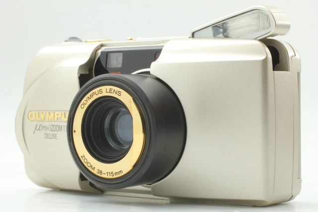 T All Function Works [TOP MINT] Olympus Mju μ Zoom 115 Deluxe Film Camera JAPAN
